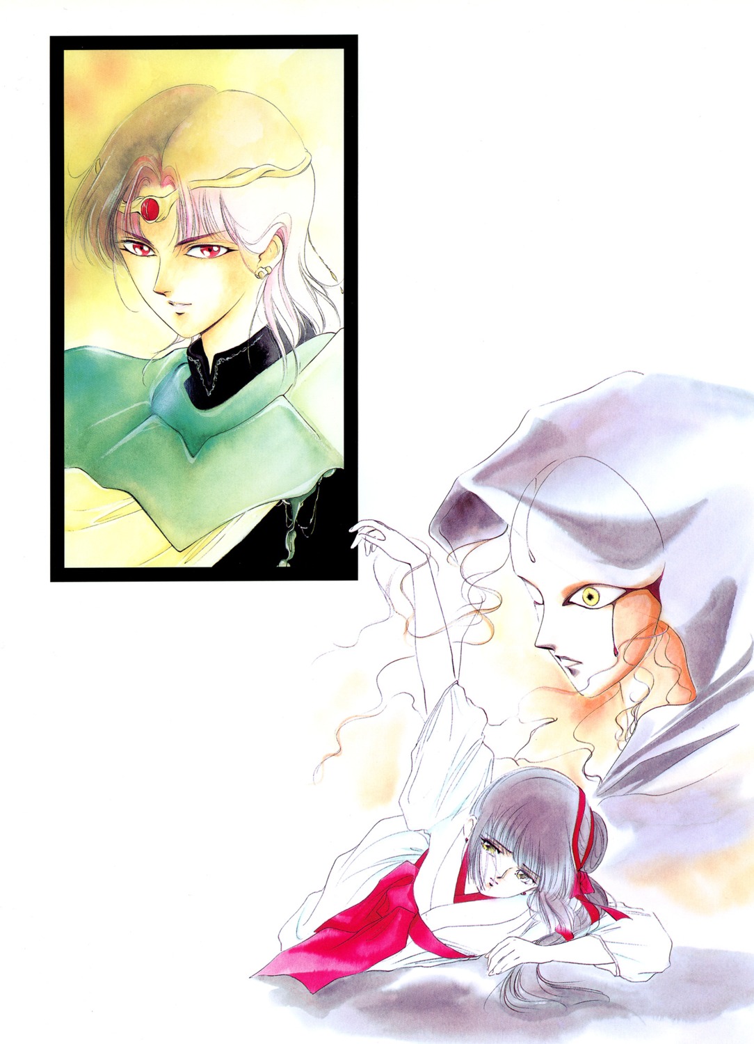 kaarua, kakinouchi_narumi, miyu, vampire_princess_miyu, watercolor