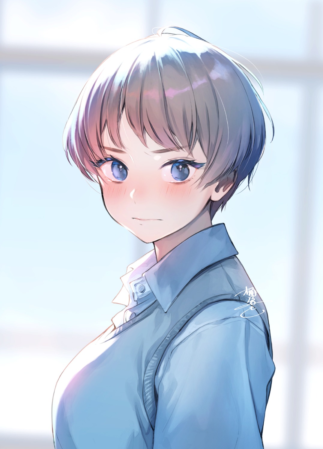 okeno_kamoku, seifuku, sweater