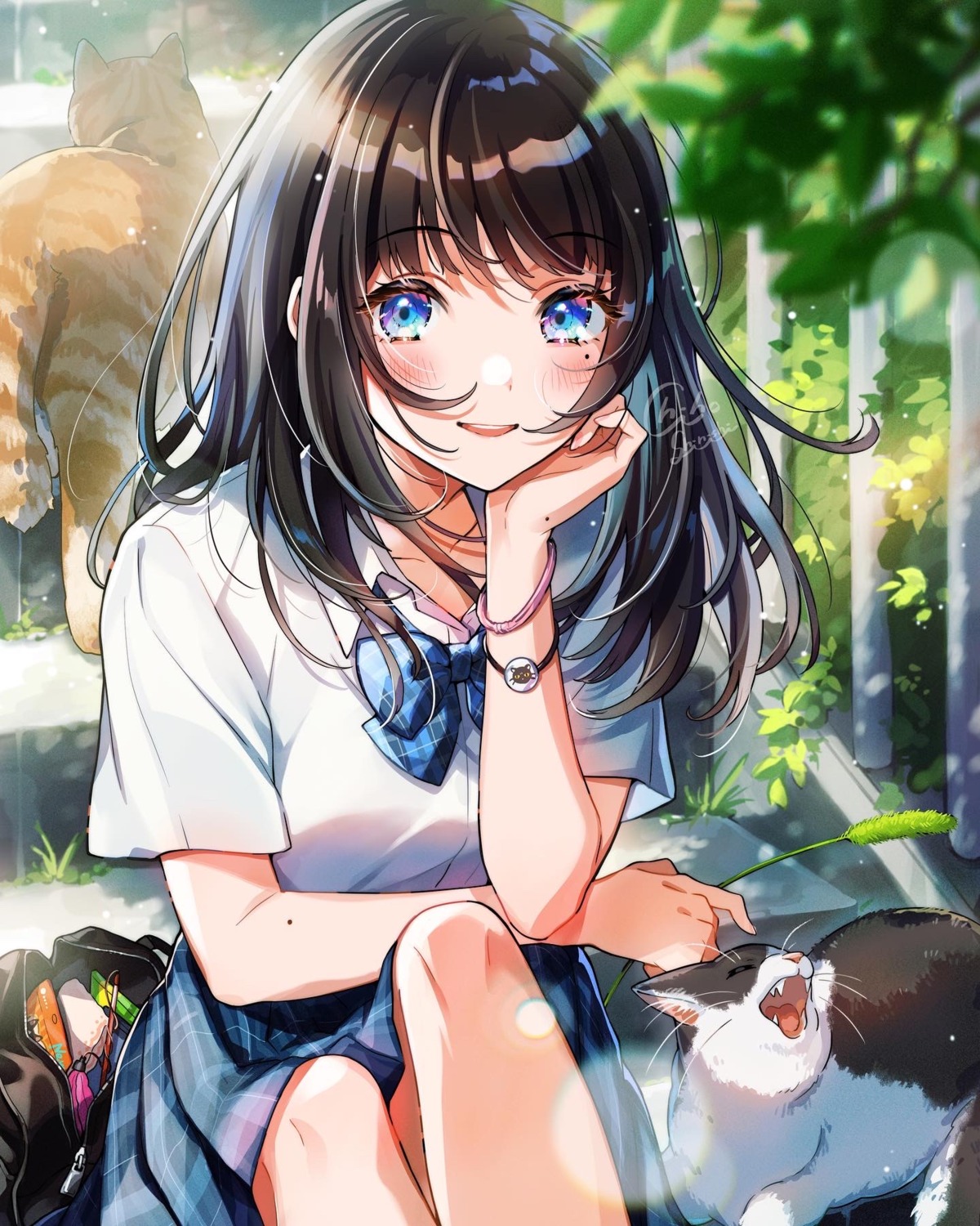 neko, piroshiki123, seifuku