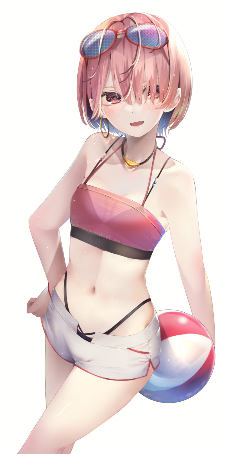 bikini, megane, ram_(re_zero), re:zero_kara_hajimeru_isekai_seikatsu, see_through, swimsuits, yuunamida_uyu
