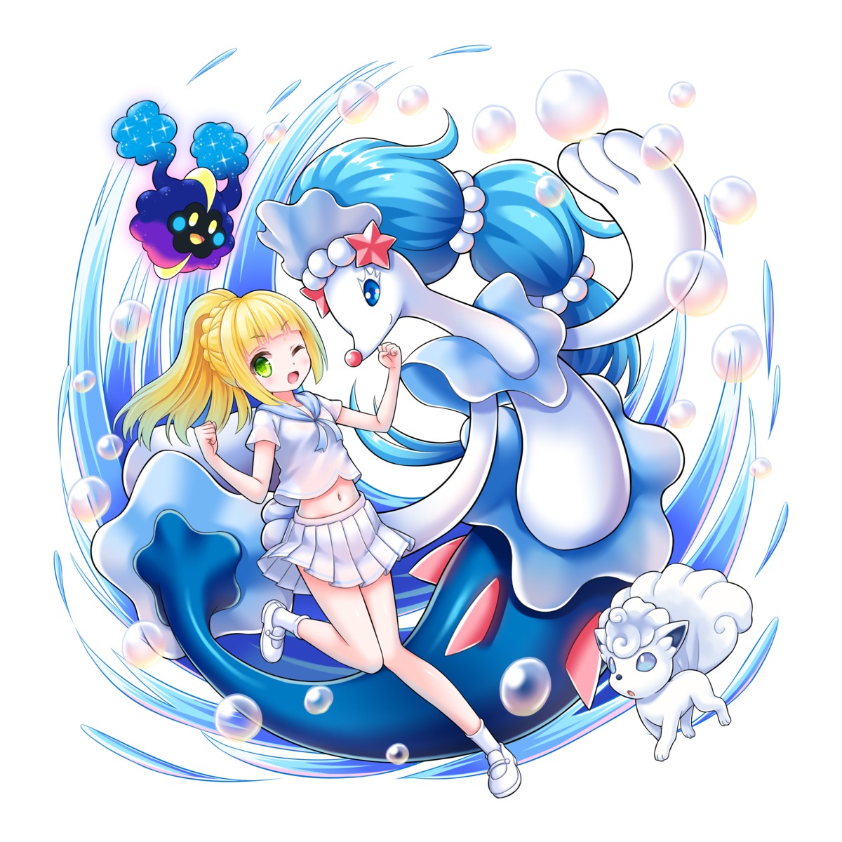 bluebird_(bluebird90), lillie_(pokemon), pokemon, pokemon_sm, pokemon_usum, see_through, seifuku