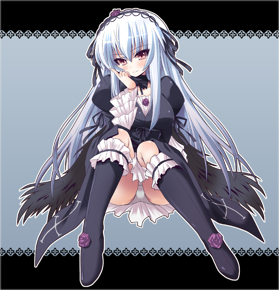 lolita_fashion, pantsu, rozen_maiden, shinshin, suigintou