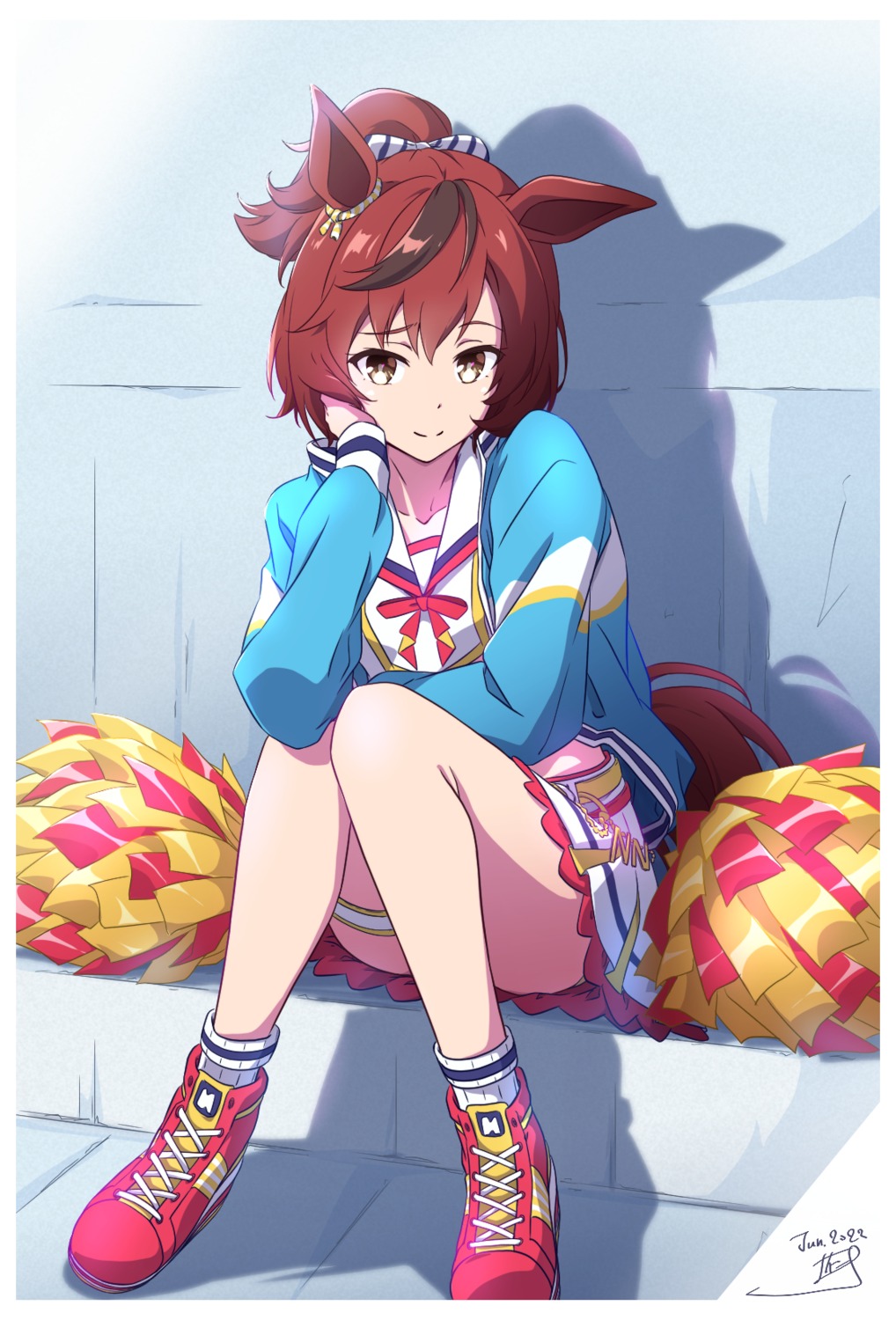 animal_ears, garter, nice_nature_(umamusume), nii_manabu, tail, uma_musume_pretty_derby, uniform