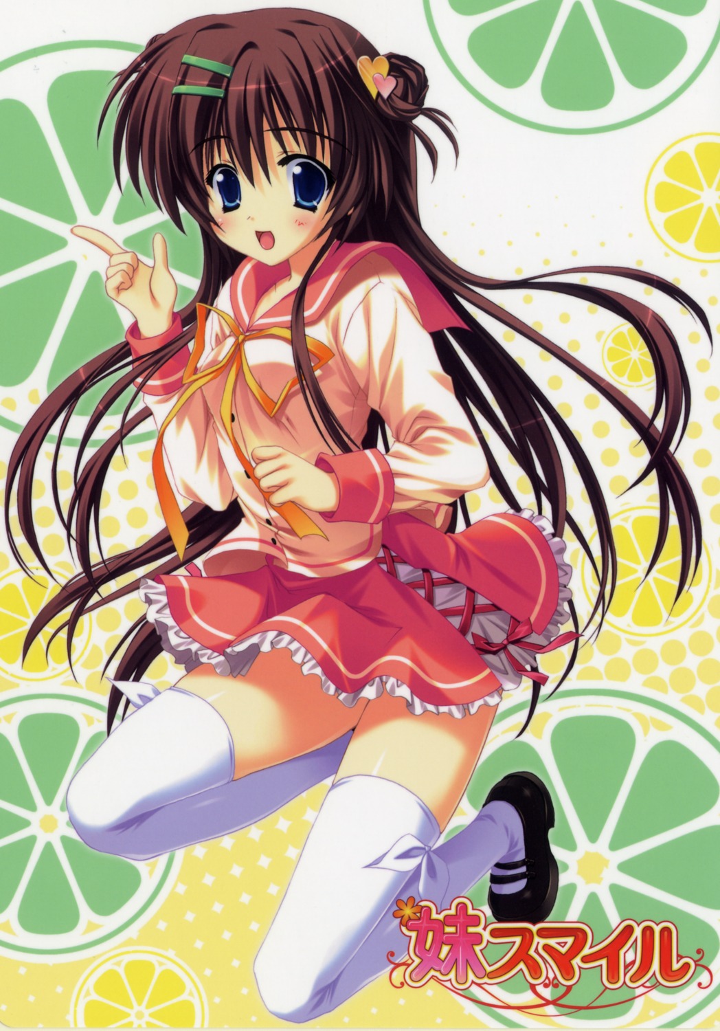 hinamatsuri_touko, imouto_smile, seifuku, thighhighs, touno_haruna