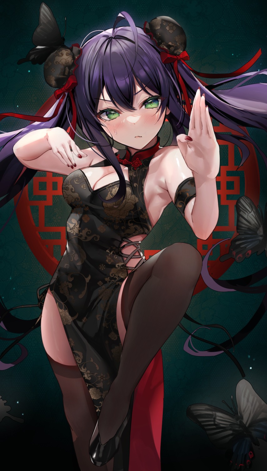 cbi_cbi, chinadress, cleavage, thighhighs