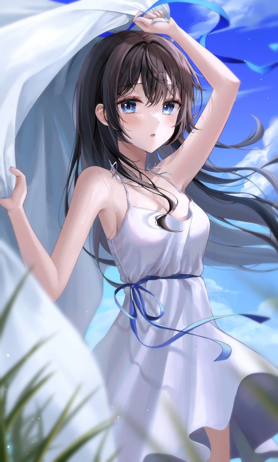 dress, no_bra, summer_dress, wolla