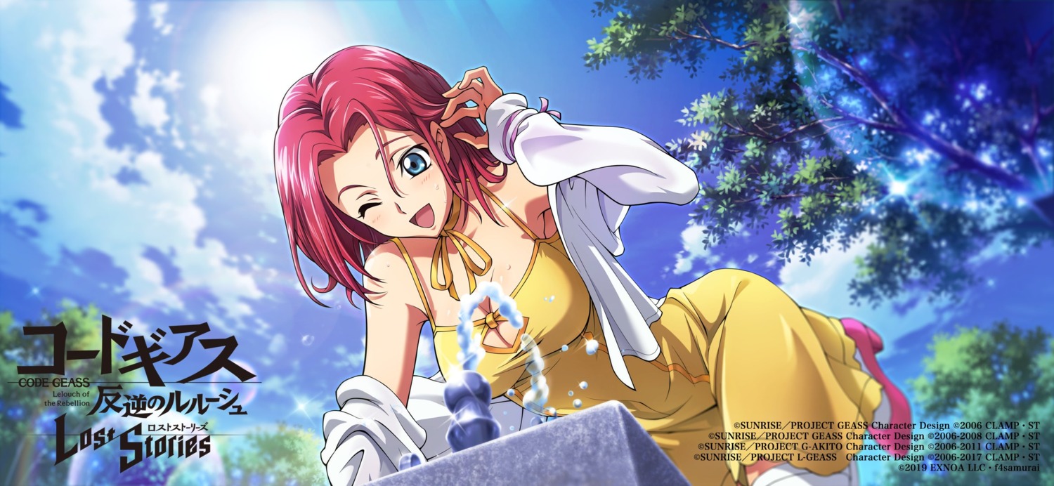 cleavage, code_geass, code_geass:_lost_stories, dress, heels, kallen_stadtfeld, tagme, thighhighs
