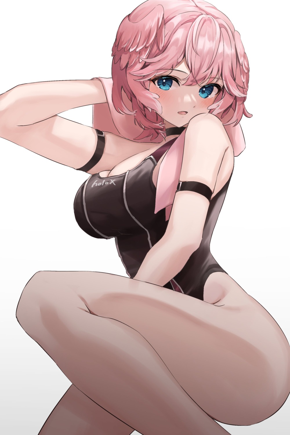 hololive, swimsuits, takane_lui, tetora_teapot, wings