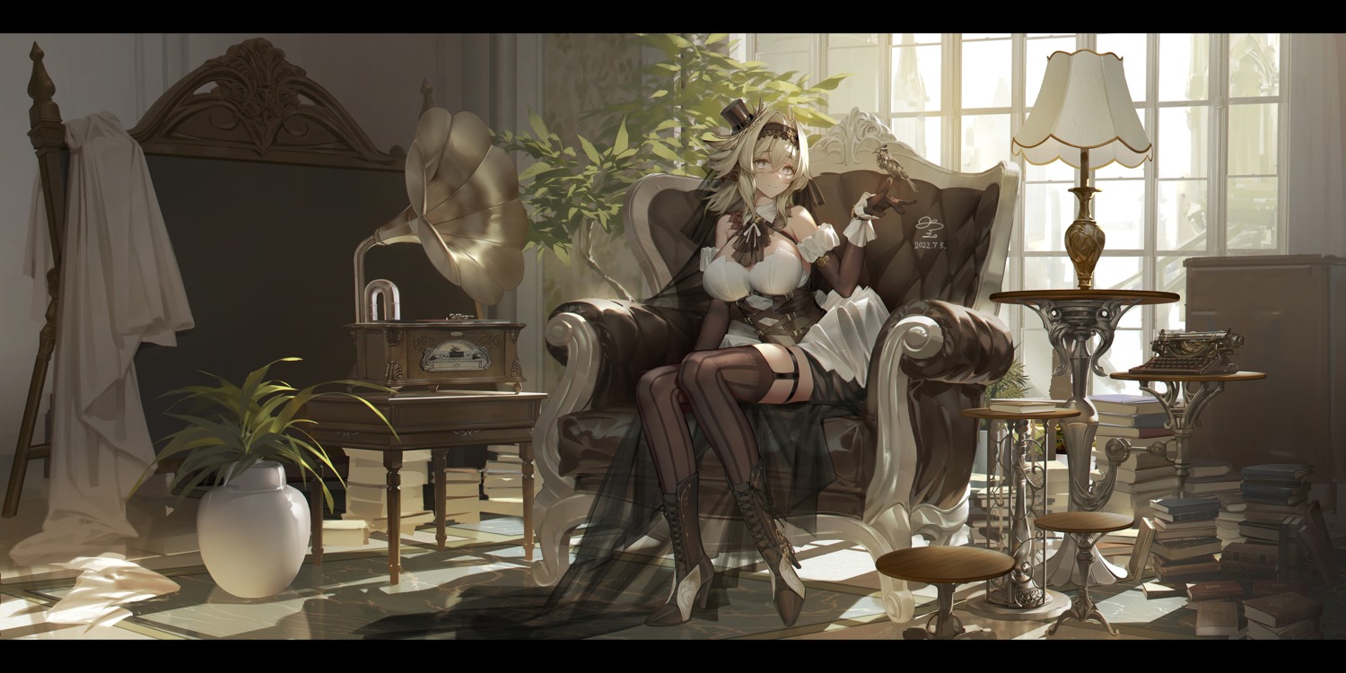 benghuai_xueyuan, garter, heels, honkai_impact, ribao, stockings, thighhighs