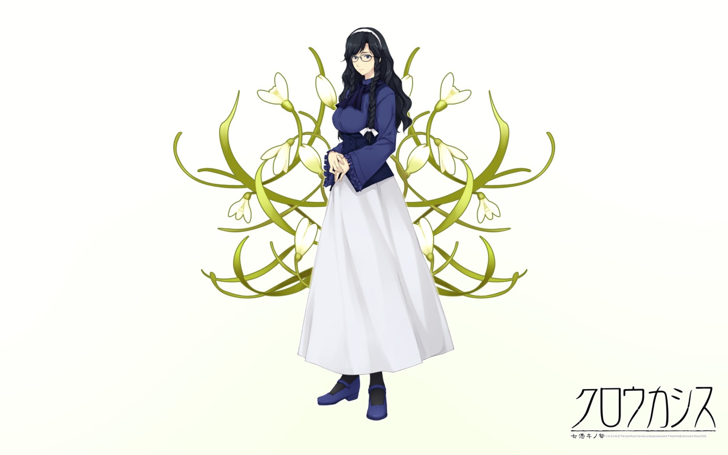 caucasus, innocent_grey, megane, nanatsuki_ai, sugina_miki, wallpaper