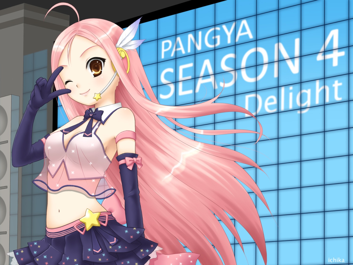 ichika, lucia, pangya, wallpaper