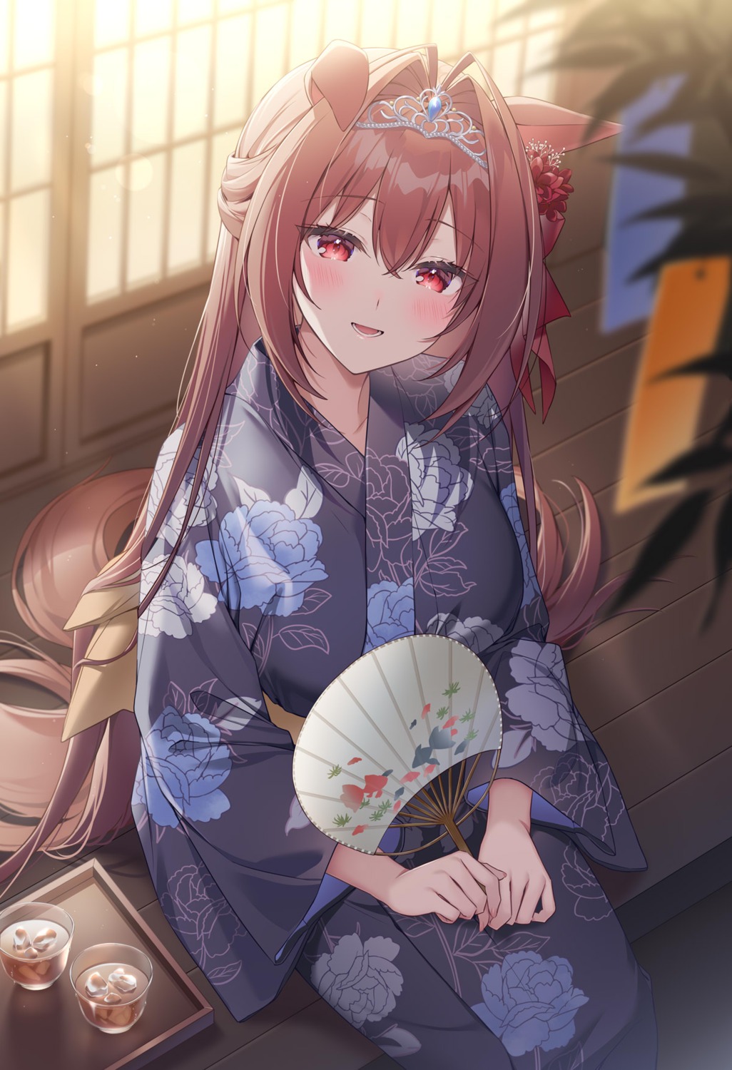 animal_ears, daiwa_scarlet_(umamusume), kimono, kuroki_(ma-na-tu), tail, uma_musume_pretty_derby