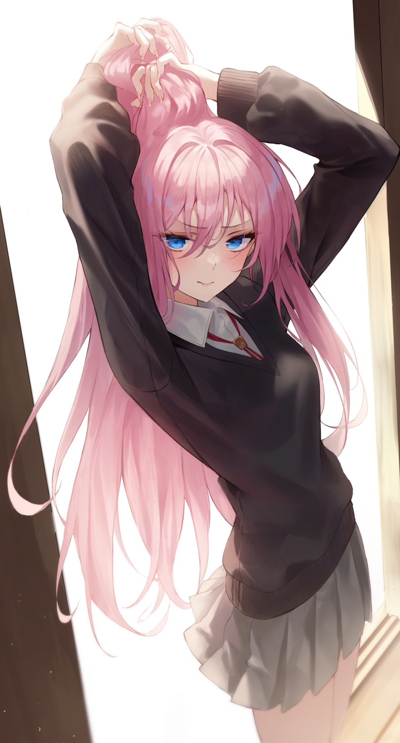 kawaii_dake_ja_nai_shikimori-san, kerno, seifuku, shikimori_miyako, sweater