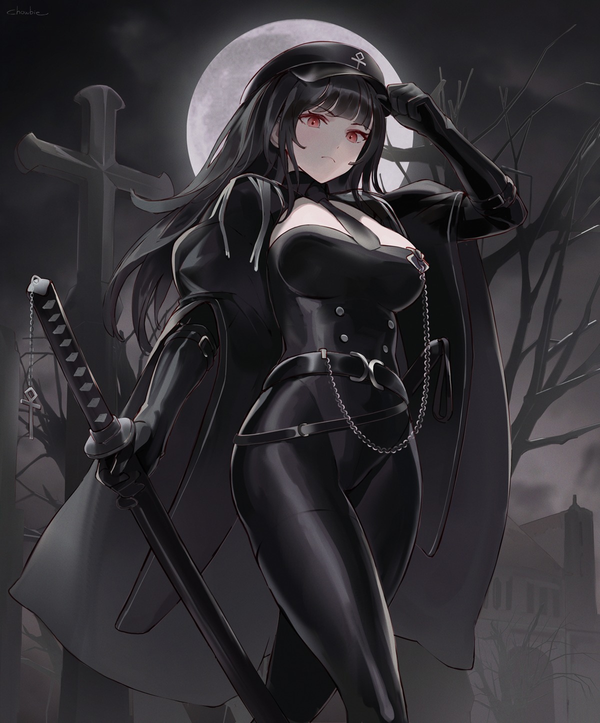 chowbie, sword, uniform
