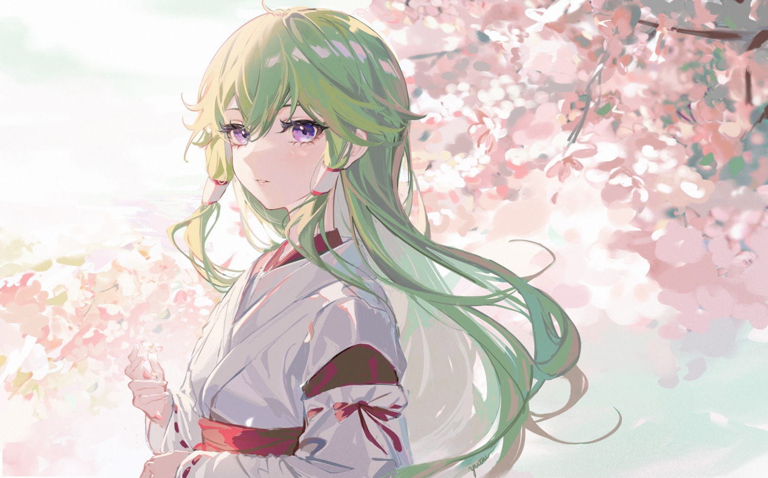 genshin_impact, japanese_clothes, kuki_shinobu, yutou75