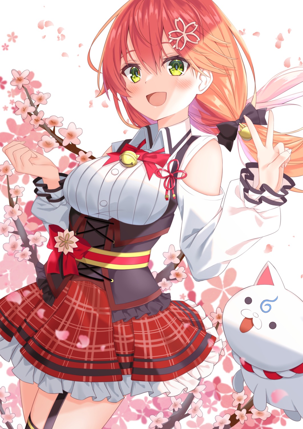 divergenceok, hololive, sakura_miko, stockings, thighhighs