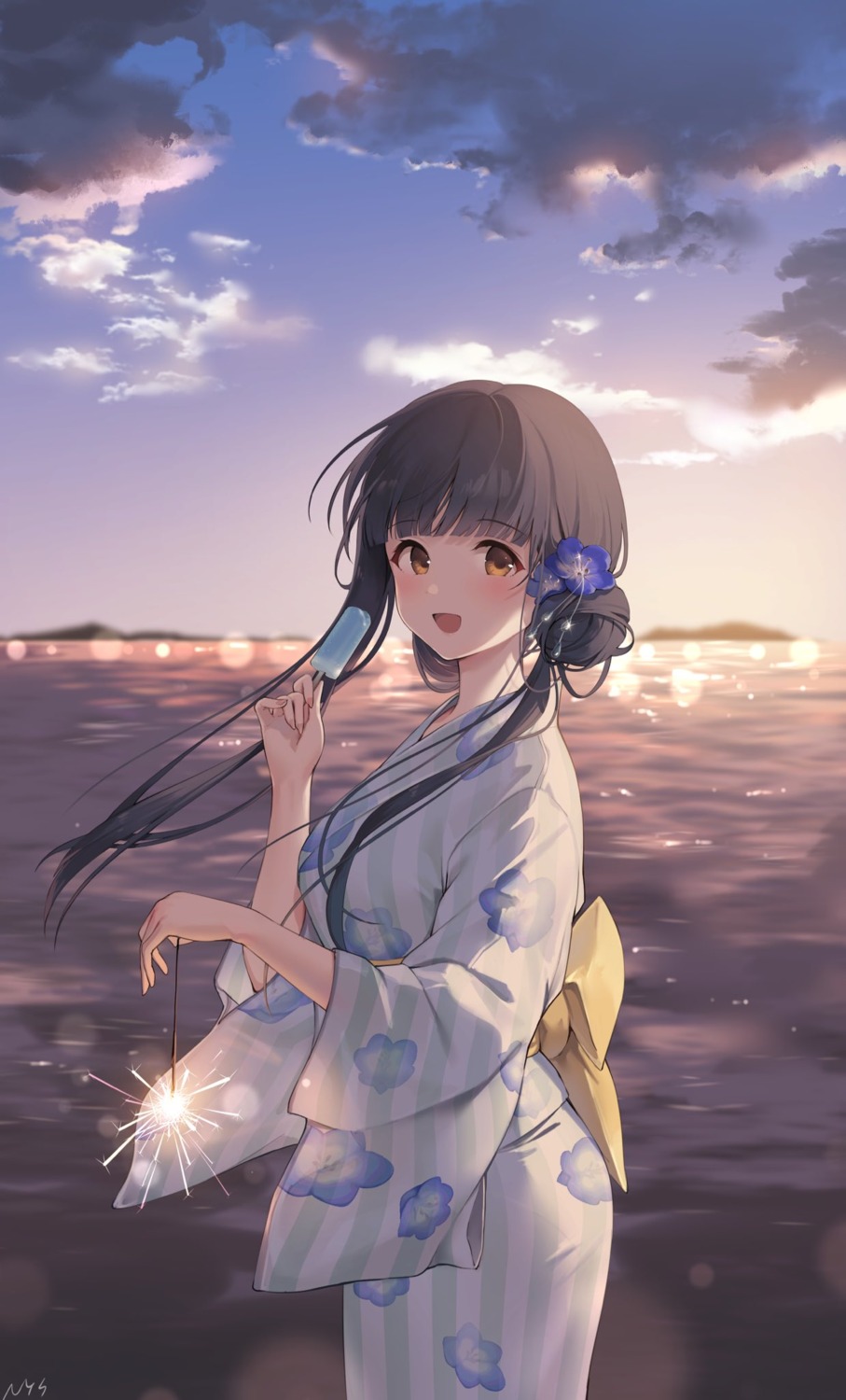 kitakami_reika, nys, the_idolm@ster, the_idolm@ster_million_live!, yukata
