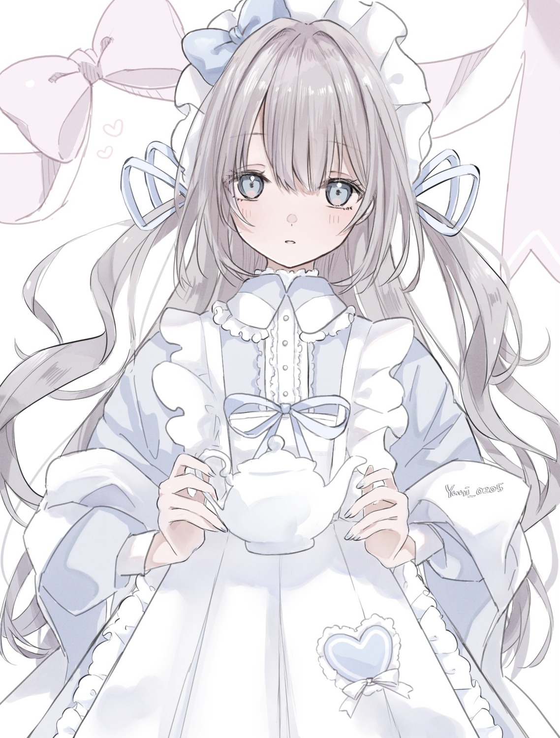 maid, waitress, yuni