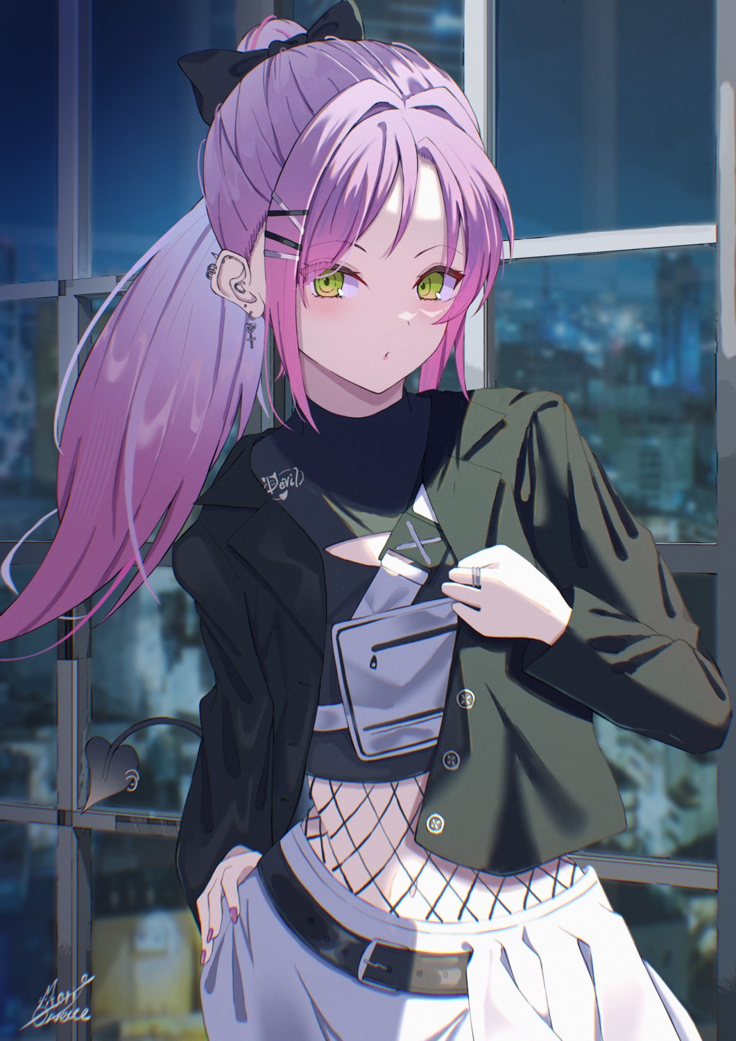fishnets, hololive, maria_onnette, tokoyami_towa