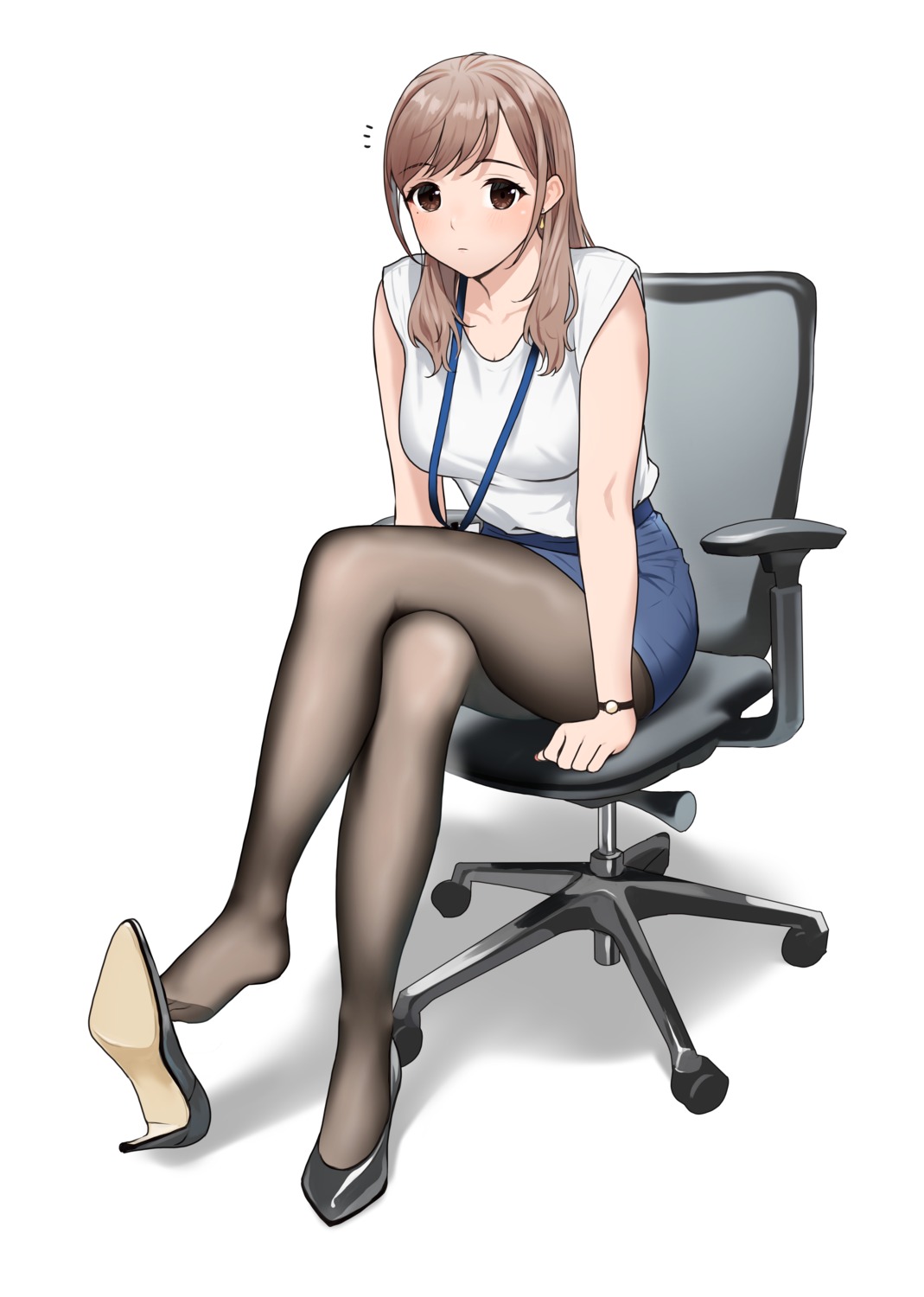 doushimasho, heels, pantyhose