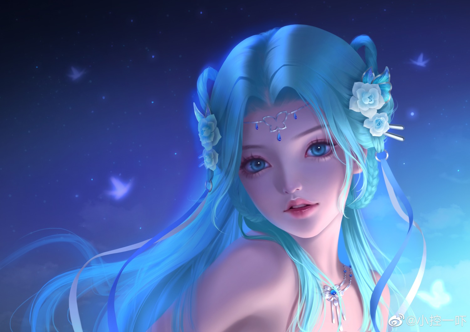jue_shi_tang_men, no_bra, tang_wutong, watermark, xiao_kong_yi_xia