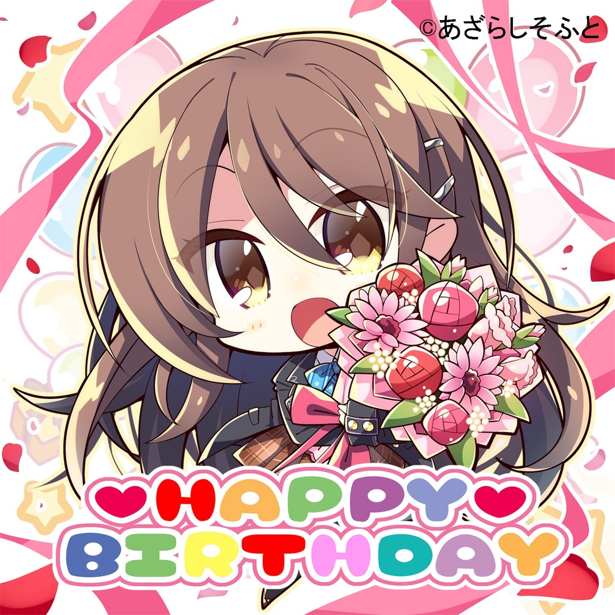 akaneya, amakano_~second_season~, azarashi_soft, chibi, ichinose_honami_(amakano), seifuku