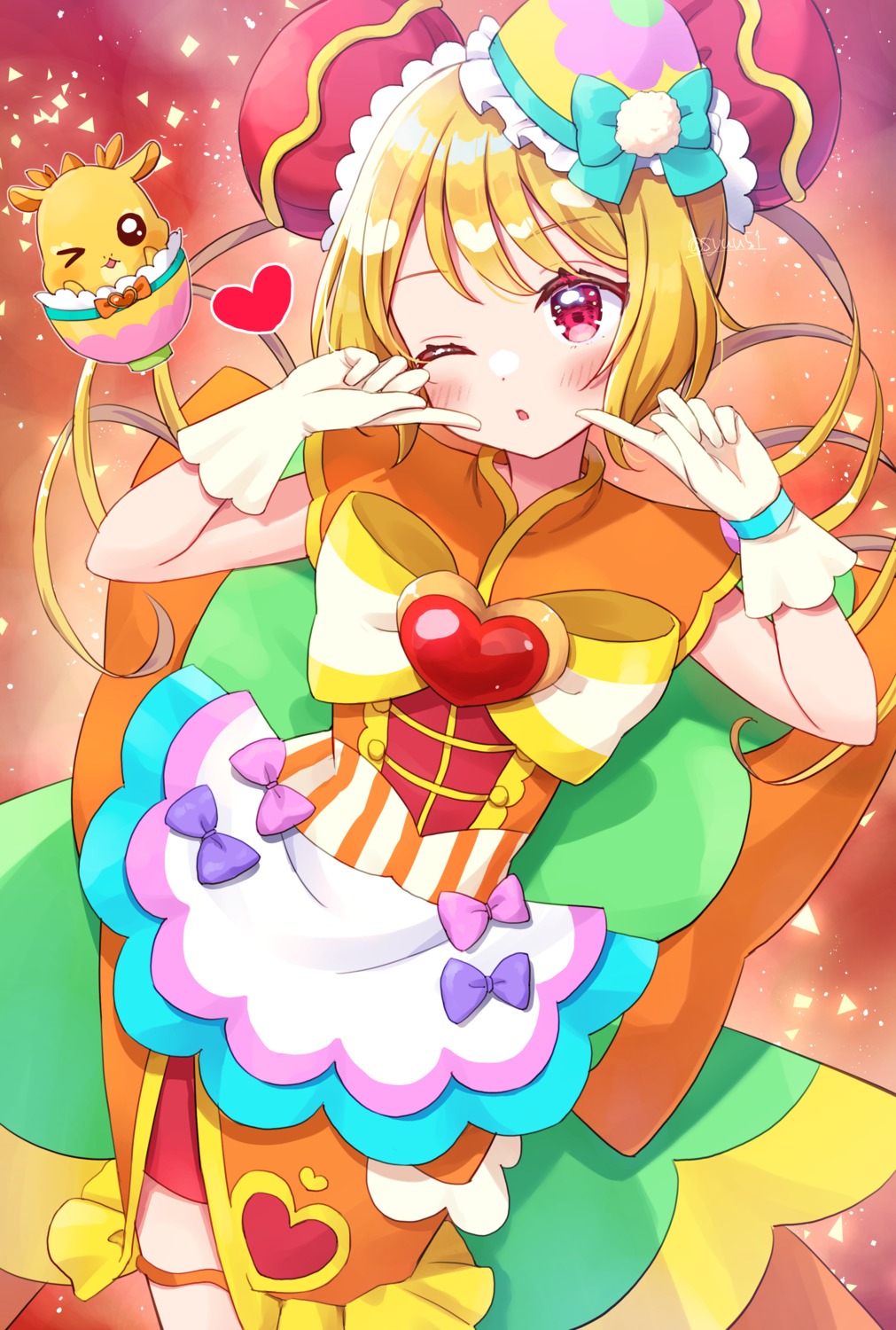 delicious_party_precure, hanamichi_ran, mem-mem, precure, shuu_(mniarnoakou)