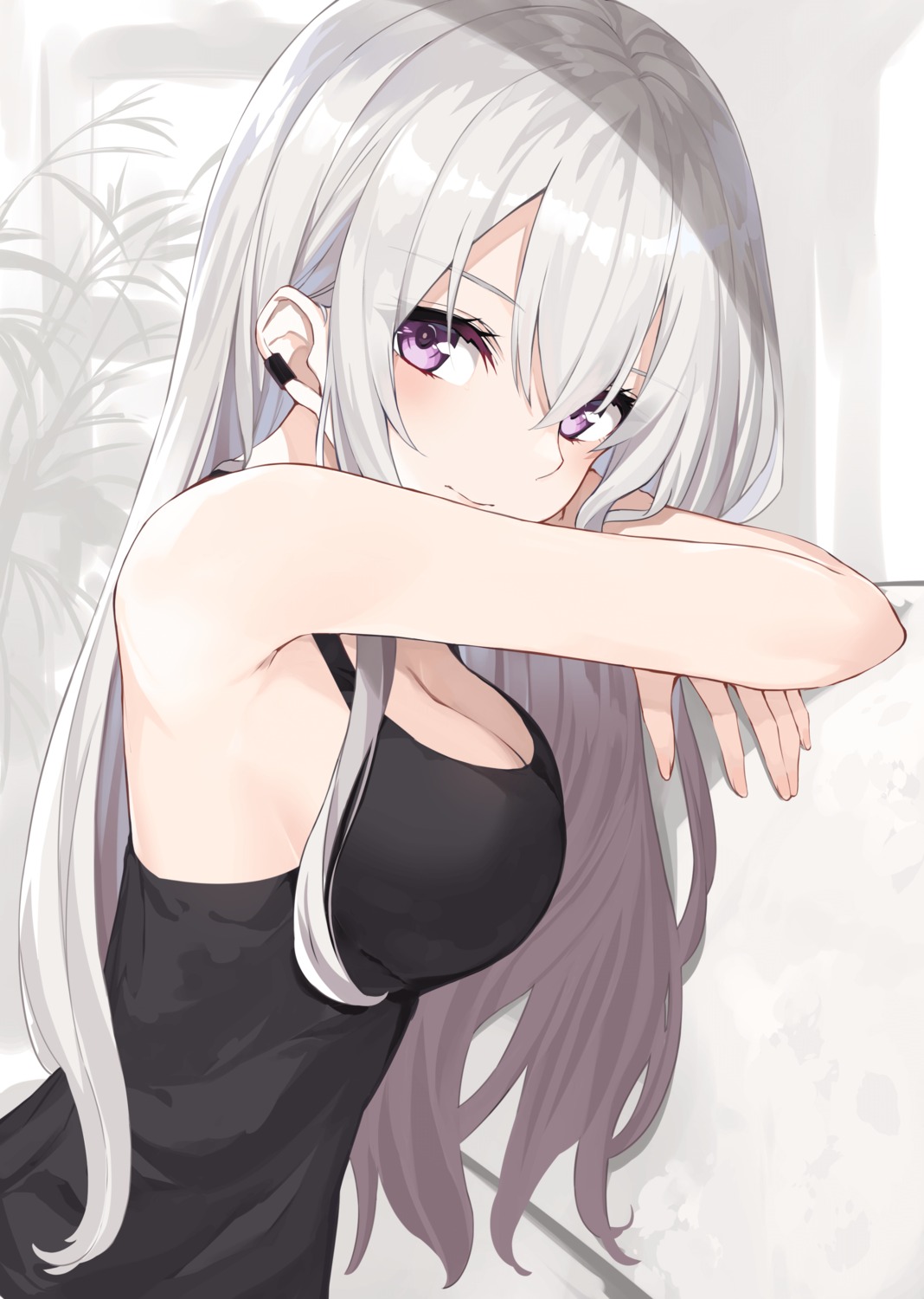 cleavage, no_bra, takehana_note