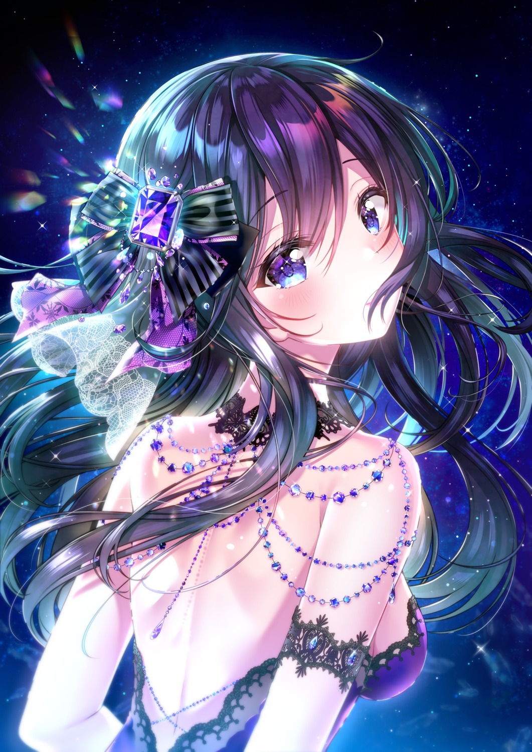 dress, no_bra, sakura_moyon