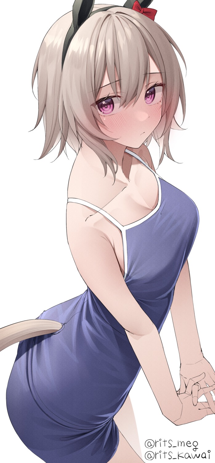 animal_ears, curren_chan_(umamusume), kawai_ritsu_(rits_meg), school_swimsuit, swimsuits, tail, uma_musume_pretty_derby