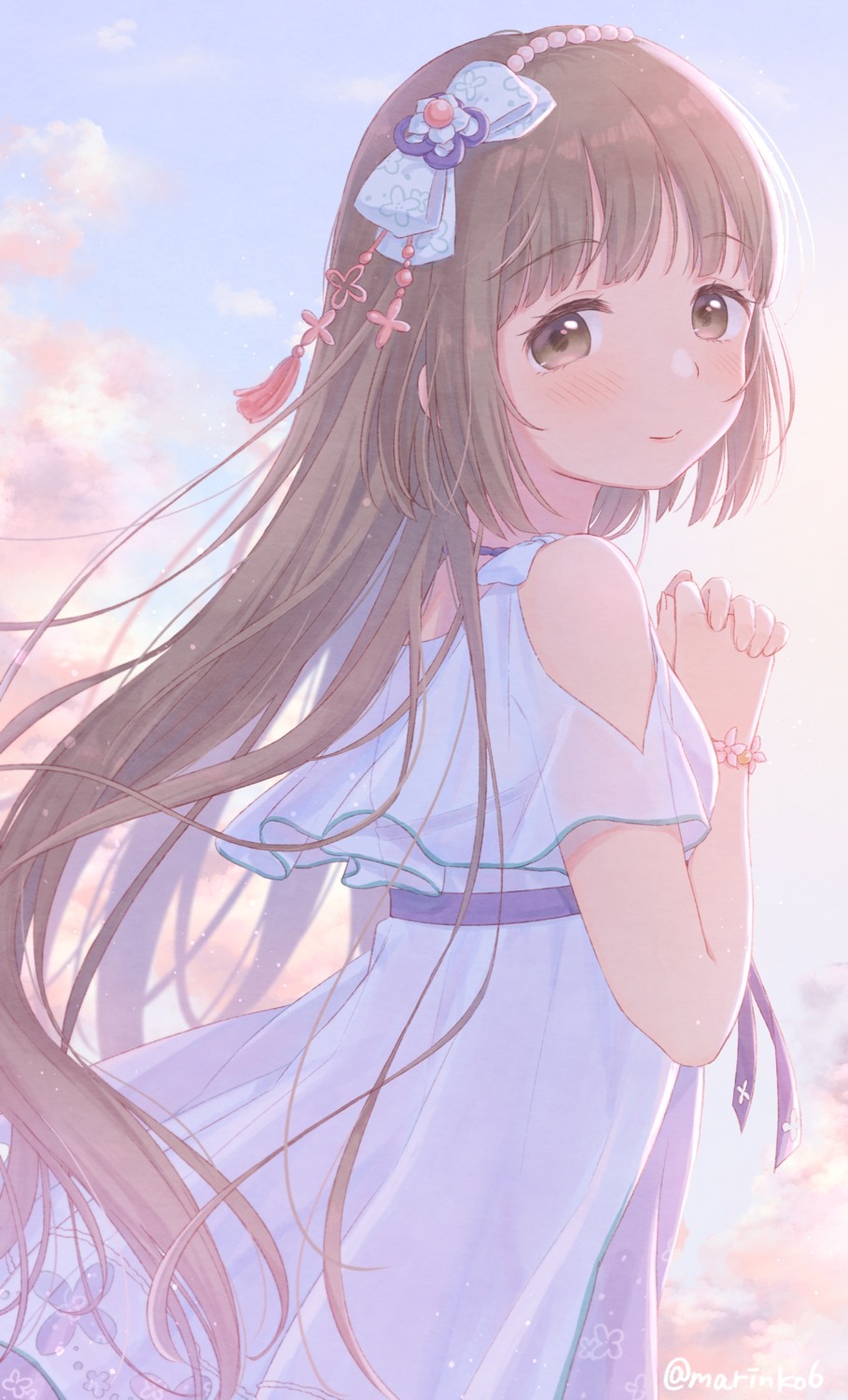 dress, kazane_mari, see_through, the_idolm@ster, the_idolm@ster_cinderella_girls, yorita_yoshino