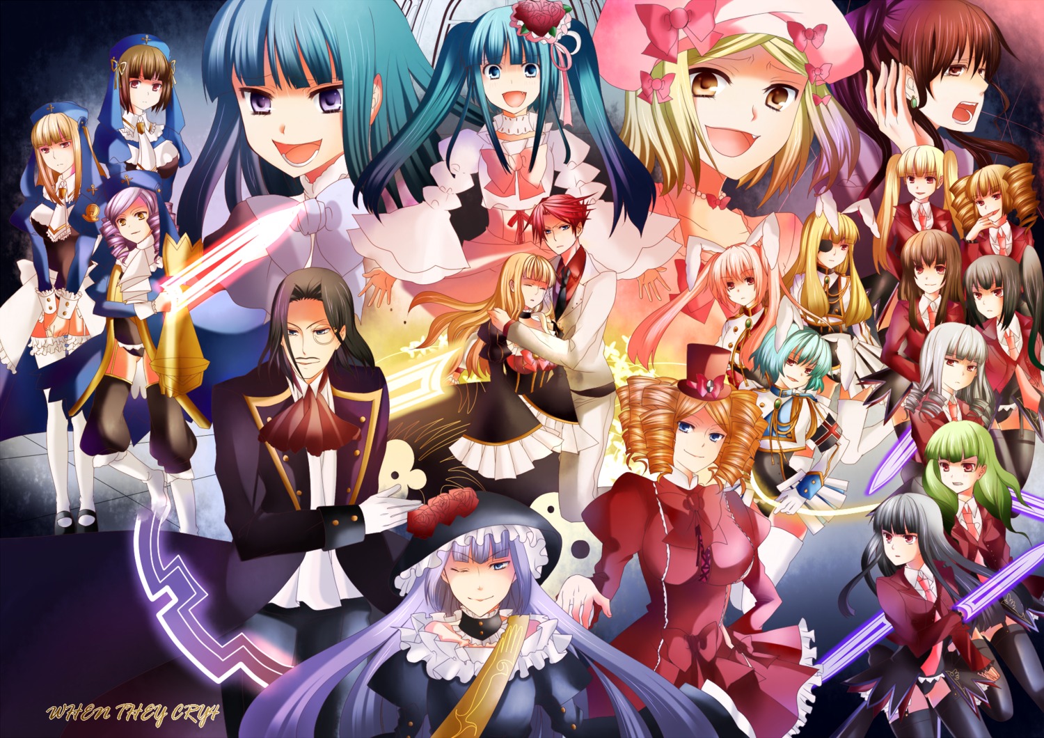 asmodeus, beatrice, beelzebub, belphegor, cornelia, dlanor_a_knox, frederica_bernkastel, furudo_erika