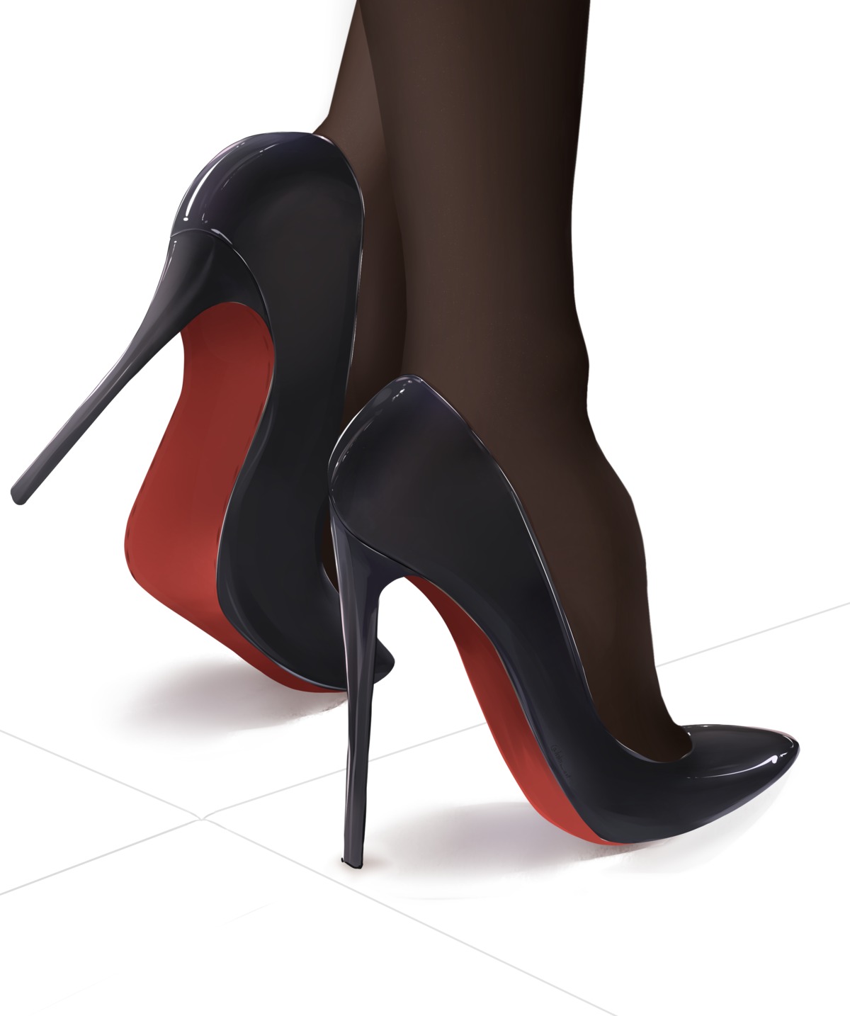 heels, kikiis_art, pantyhose
