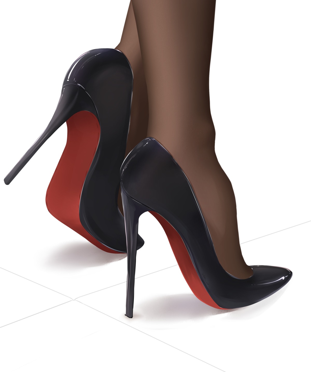 heels, kikiis_art, pantyhose