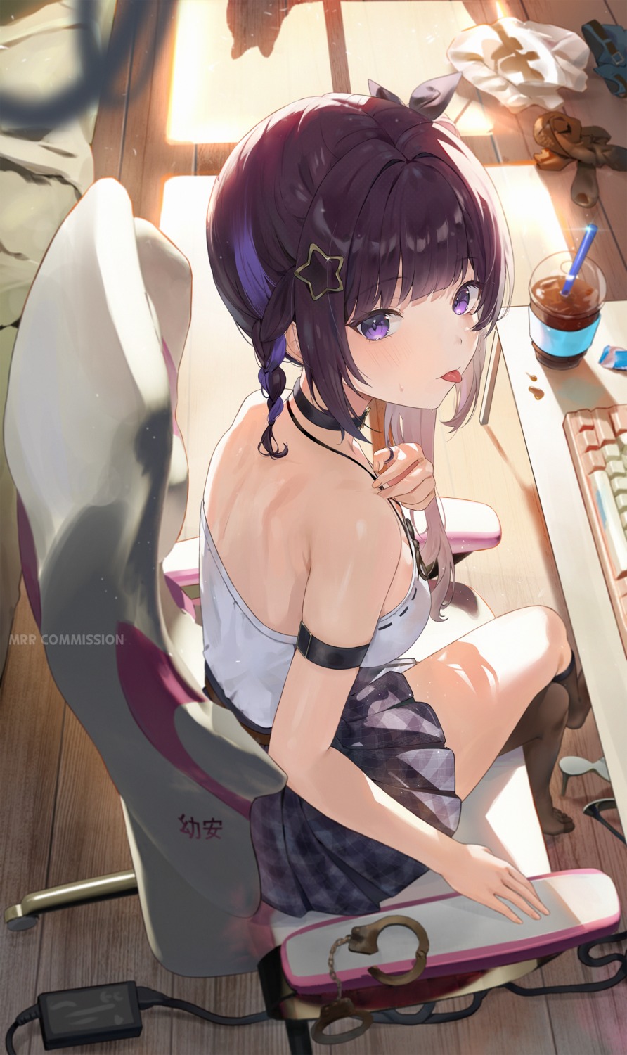 mrr_05, no_bra, thighhighs