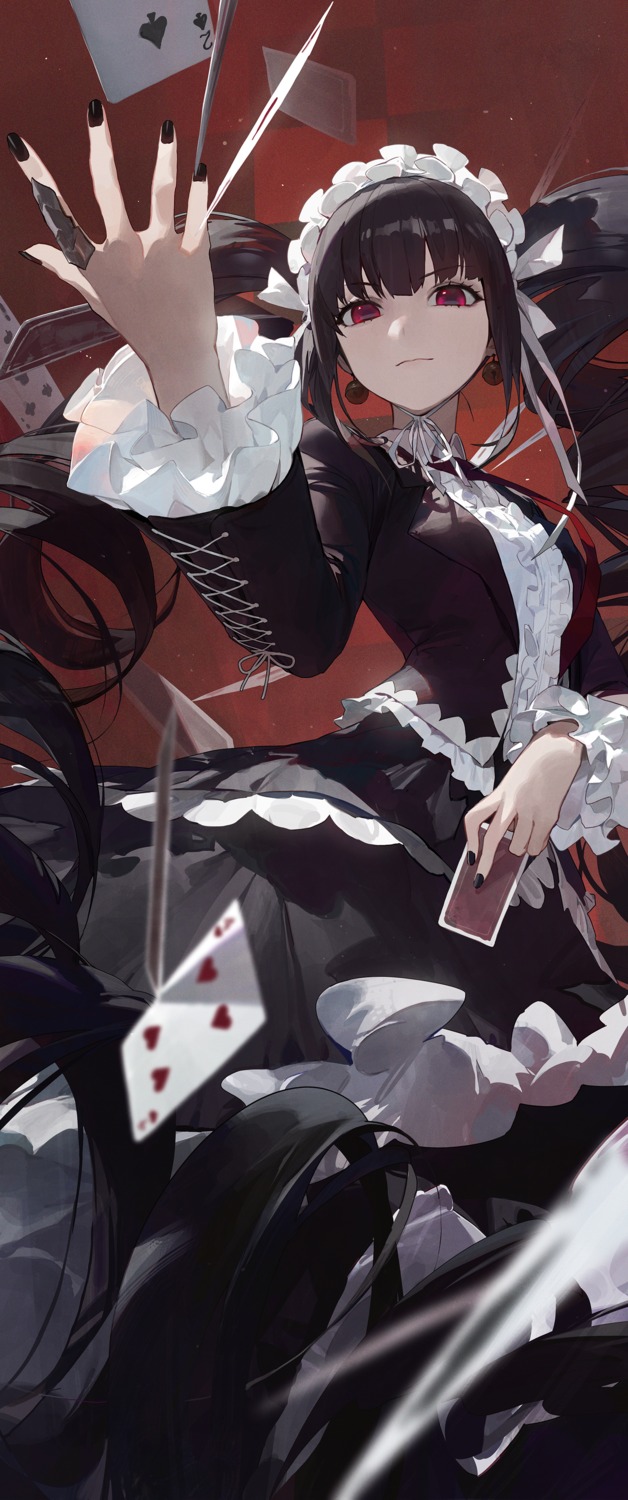 celestia_ludenberg, dangan-ronpa, maid, modare