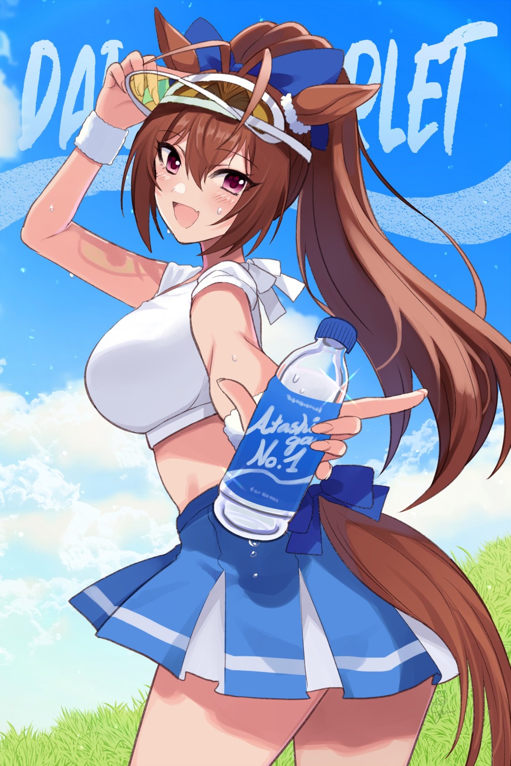animal_ears, daiwa_scarlet_(umamusume), gum_(vivid_garden), tail, uma_musume_pretty_derby